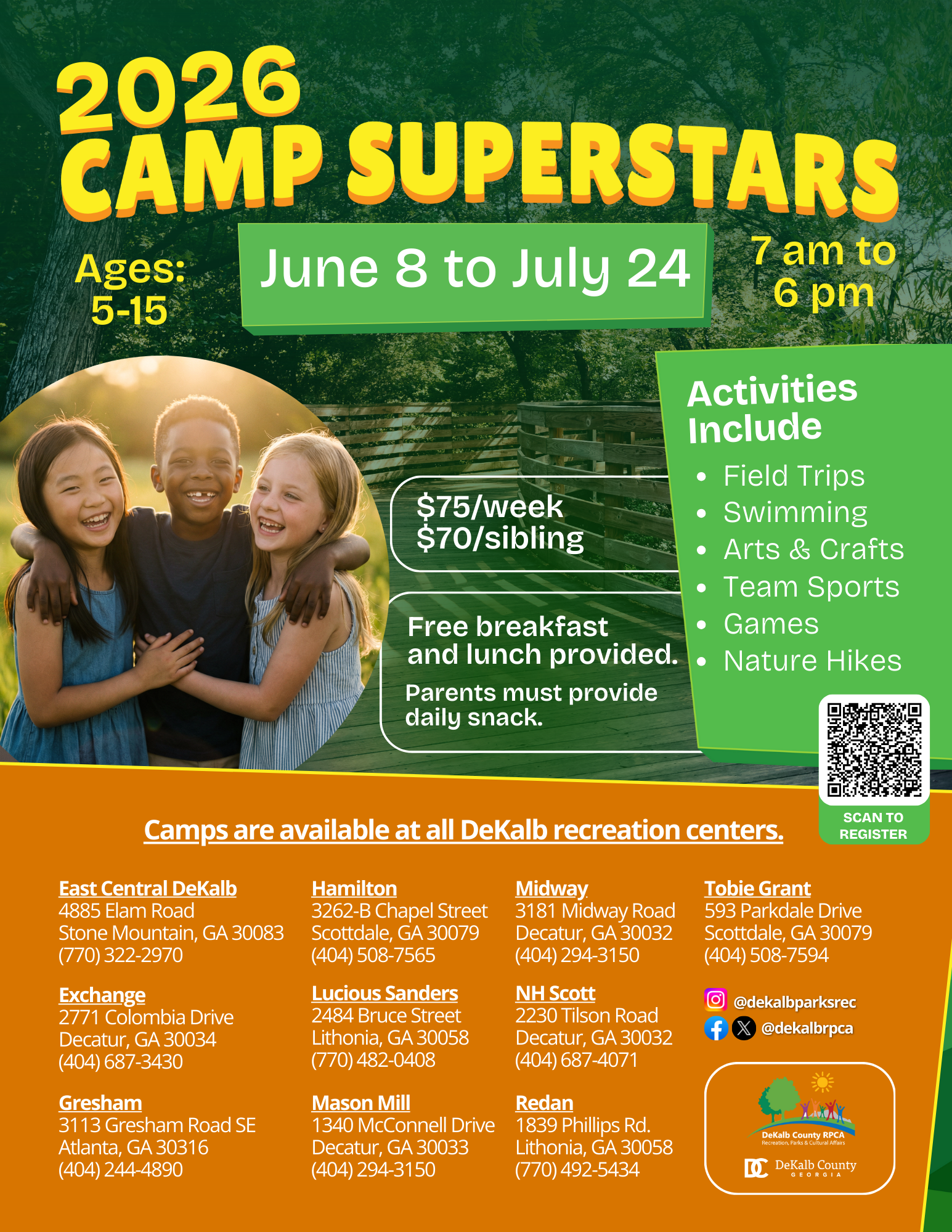 Summer Camp Flyer