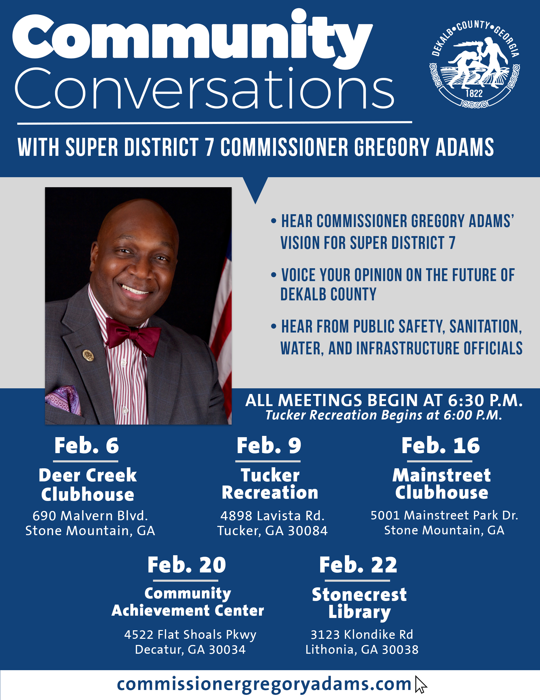 Community Conversations With Super District 7 | DeKalb County GA