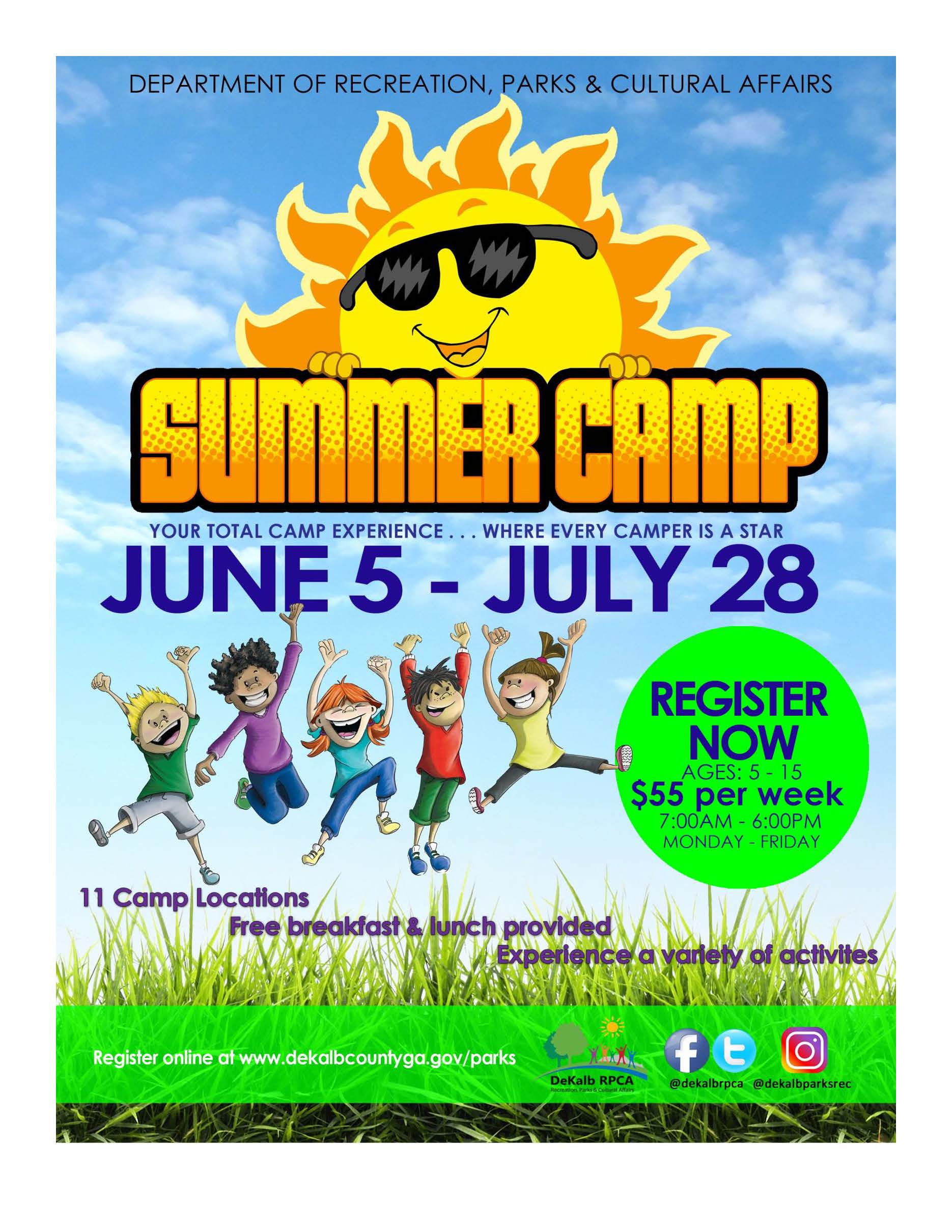 DeKalb County Summer Camp DeKalb County, GA