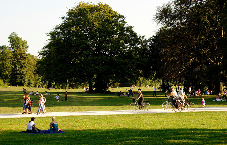 People at a park