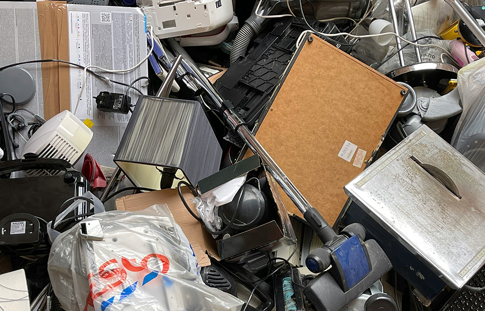 Electronics in a dump