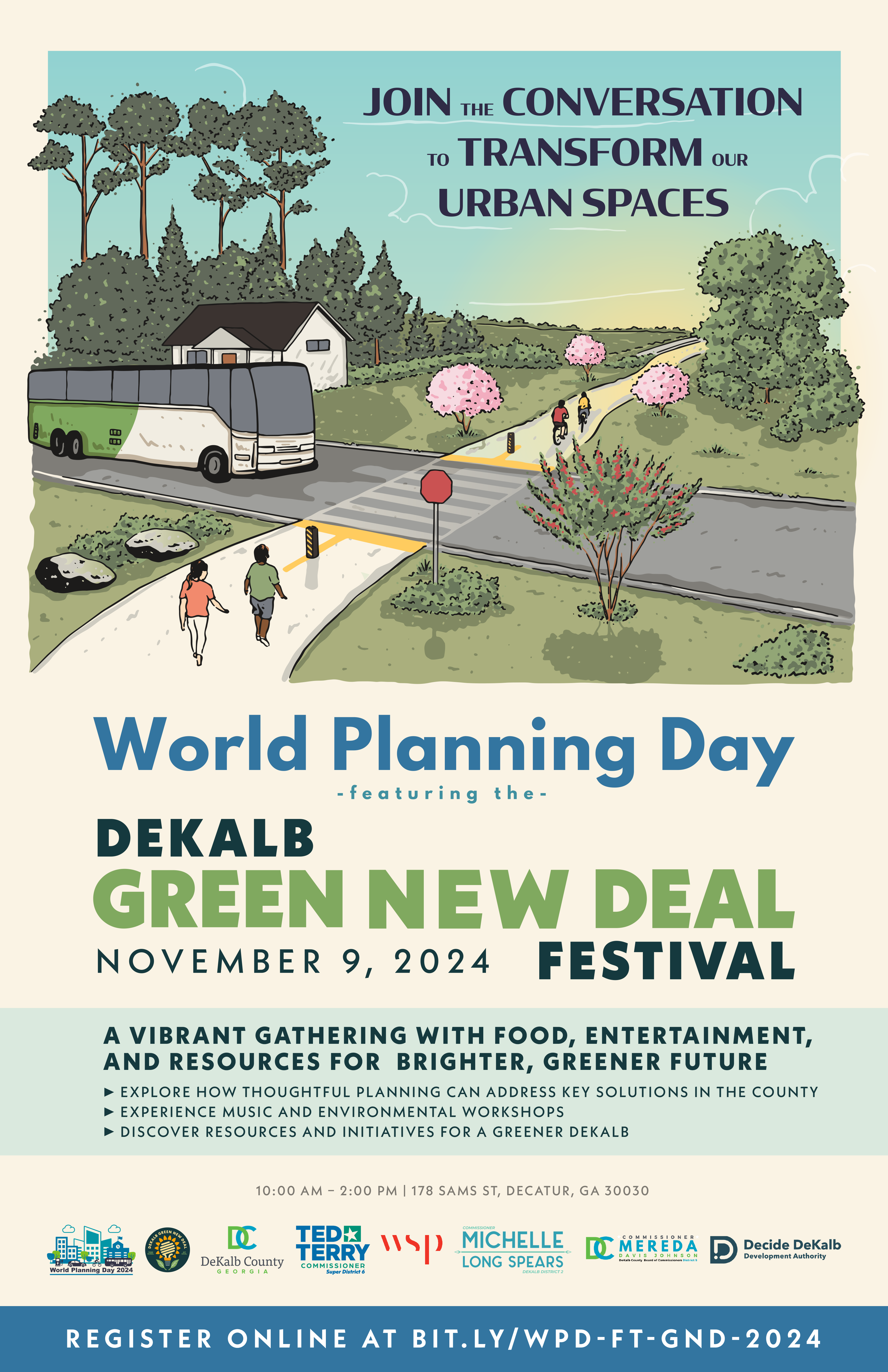 World Planning Day featuring the DeKalb Green New Deal Festival