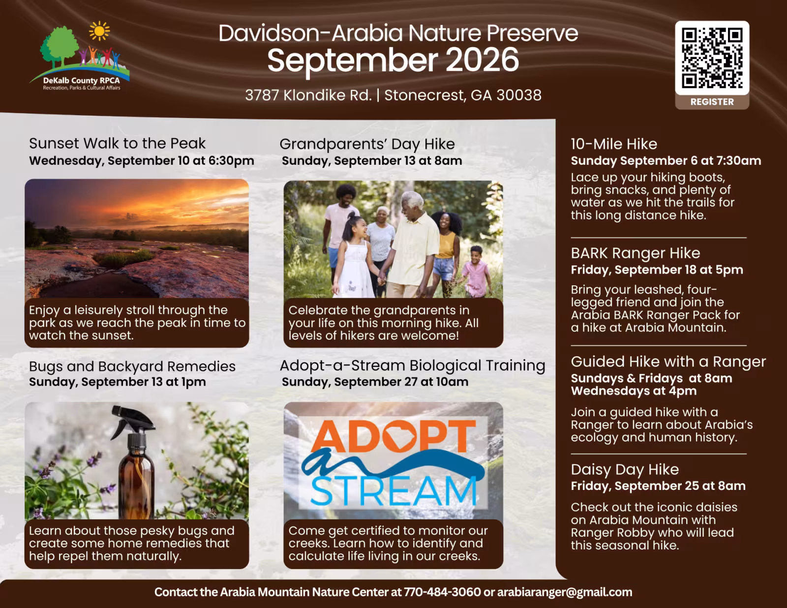 Arabia September Program Calendar