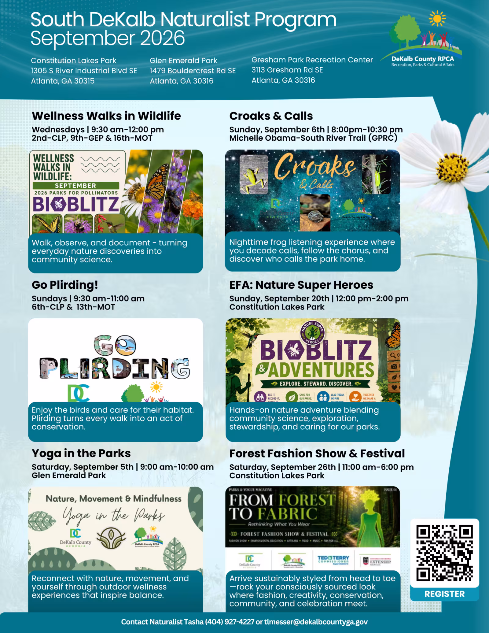 South DeKalb Program Calendar