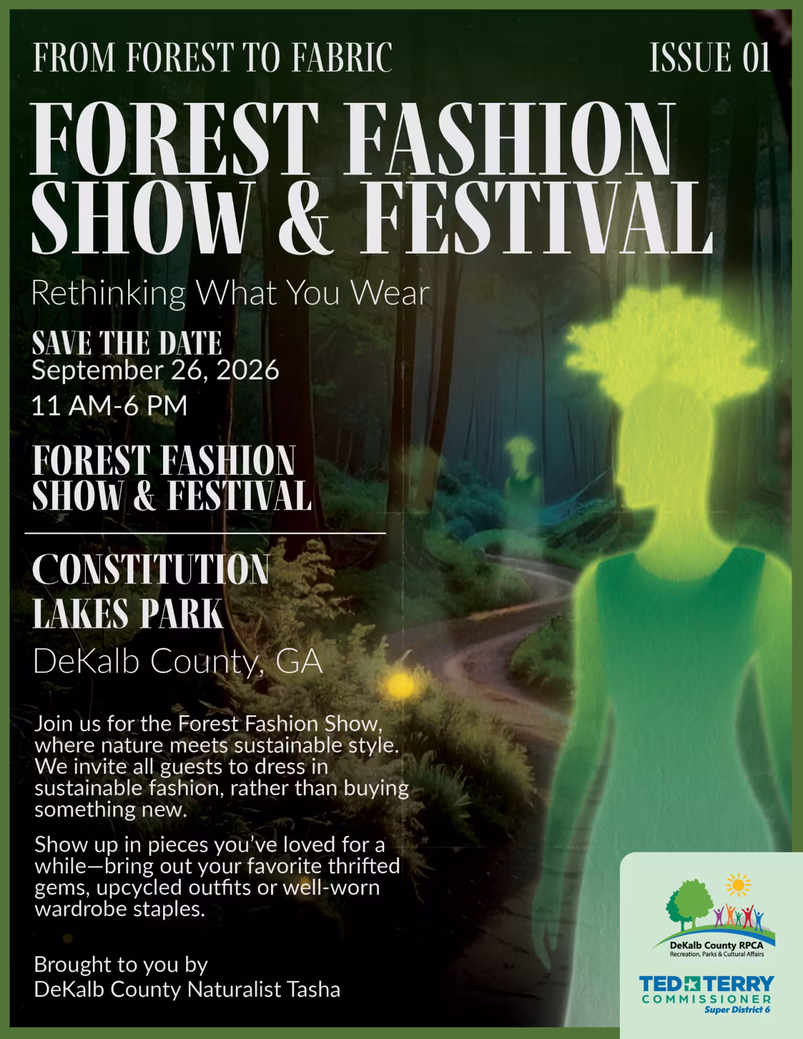 Forest Fashion Show Flyer