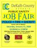 public safety job fair flyer